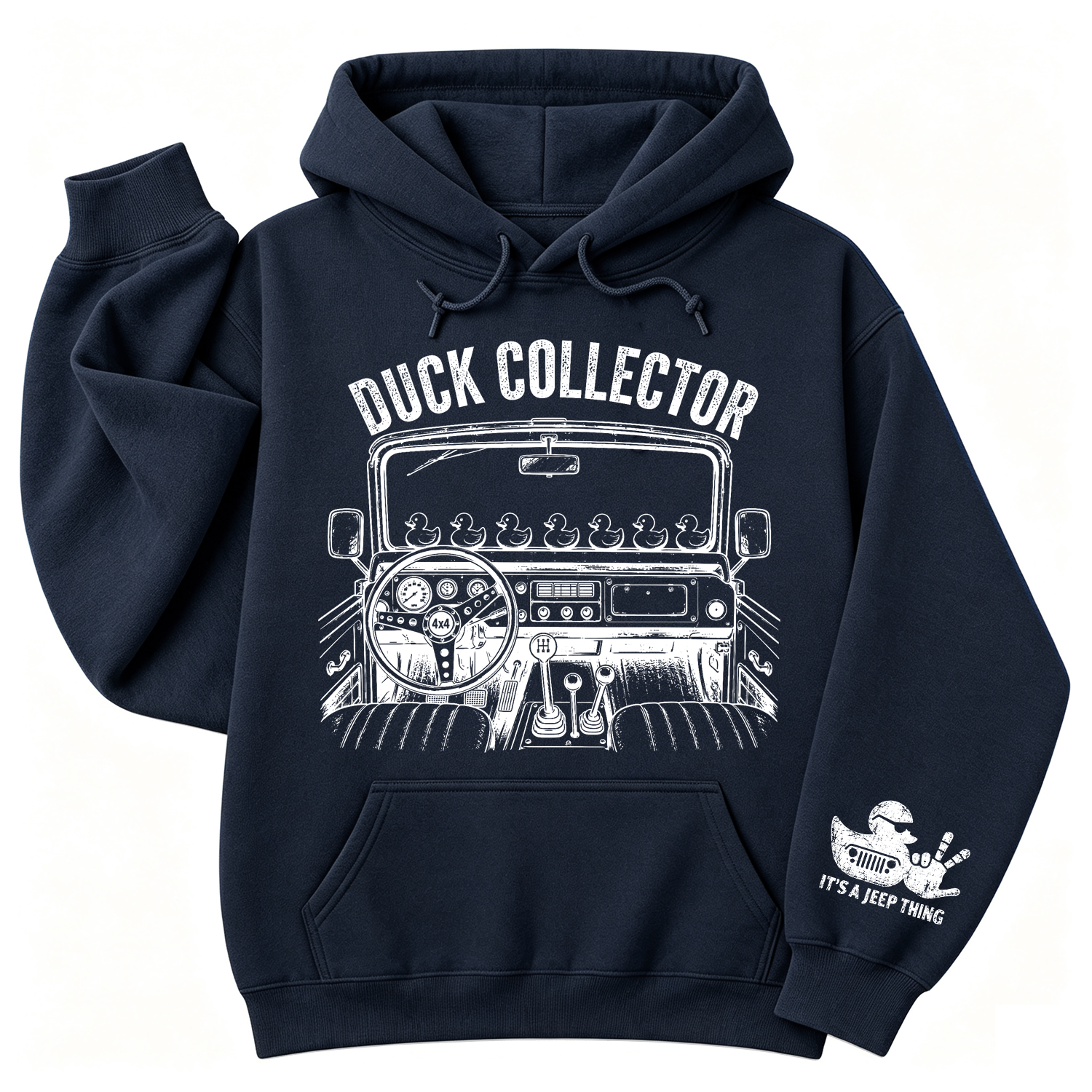 Rubber Duck Wave Offroad Ducking Jp Unisex Casual Hoodie