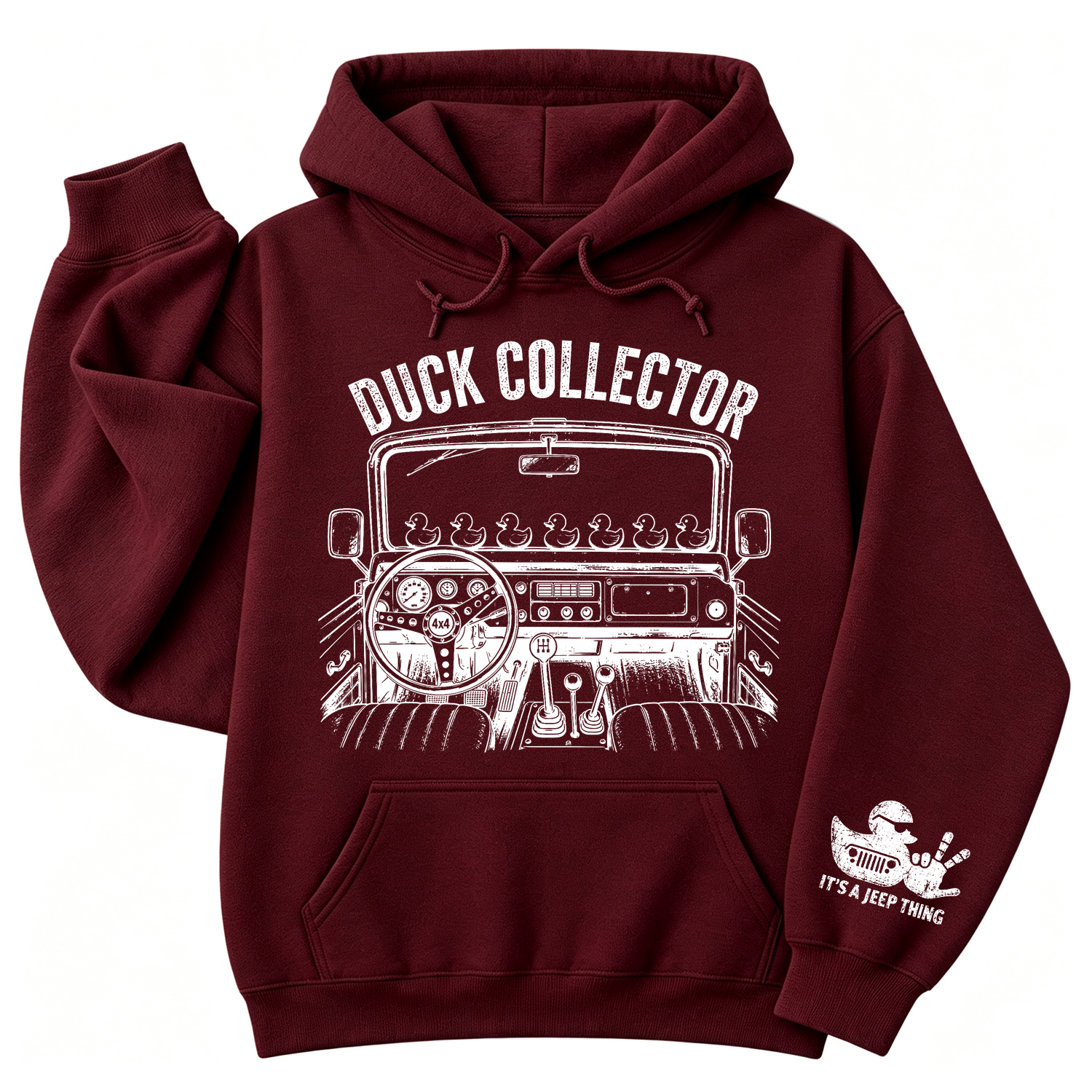 Rubber Duck Wave Offroad Ducking Jp Unisex Casual Hoodie