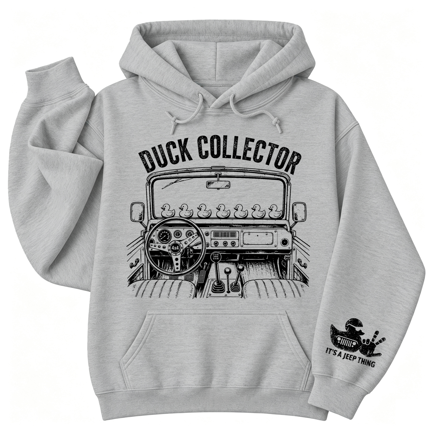 Rubber Duck Wave Offroad Ducking Jp Unisex Casual Hoodie