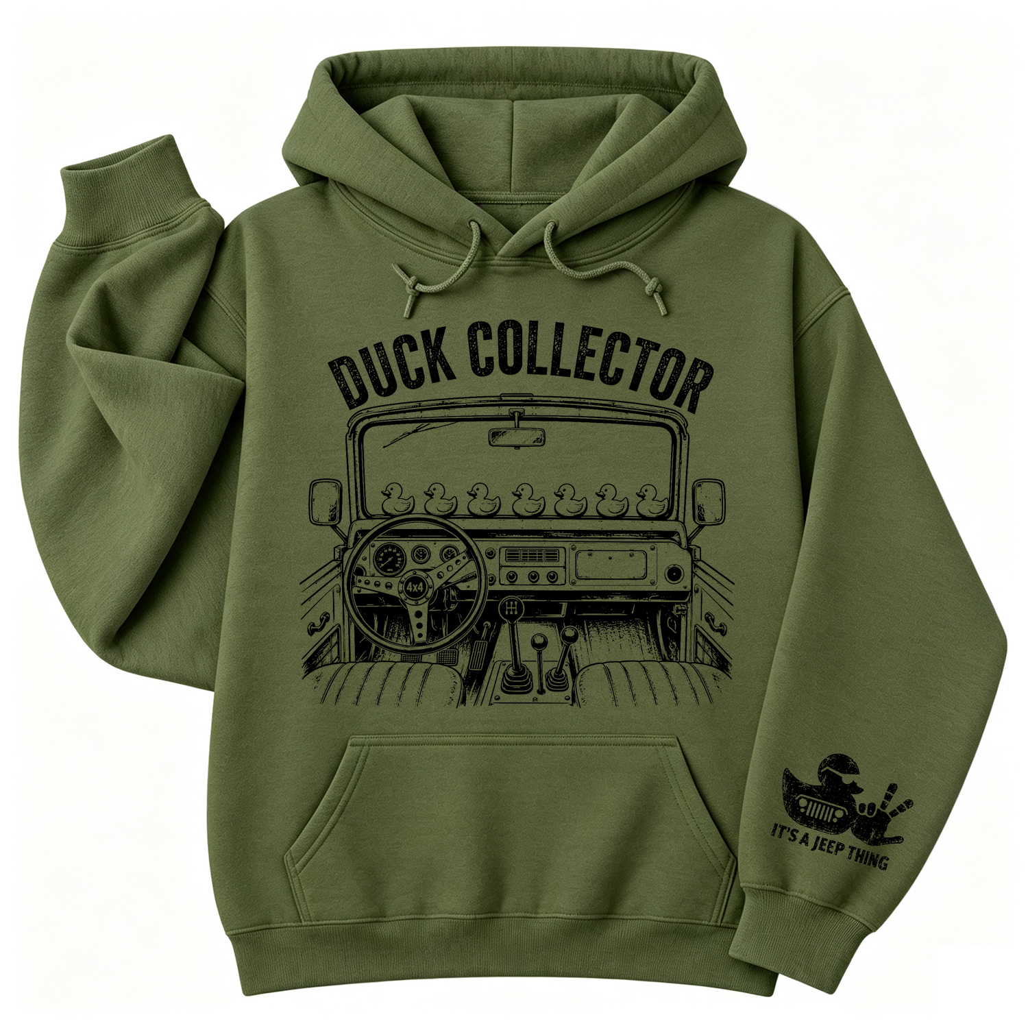 Rubber Duck Wave Offroad Ducking Jp Unisex Casual Hoodie