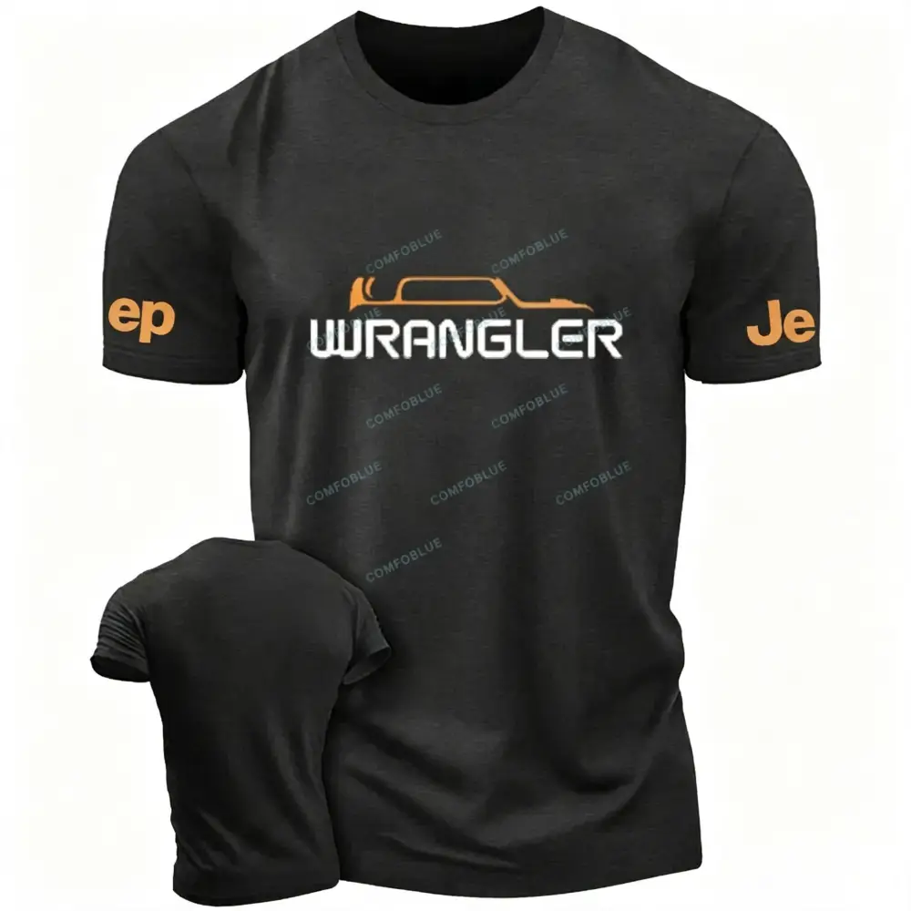 Jp Wrangler Orange Silhouette Unisex Jp T-shirt