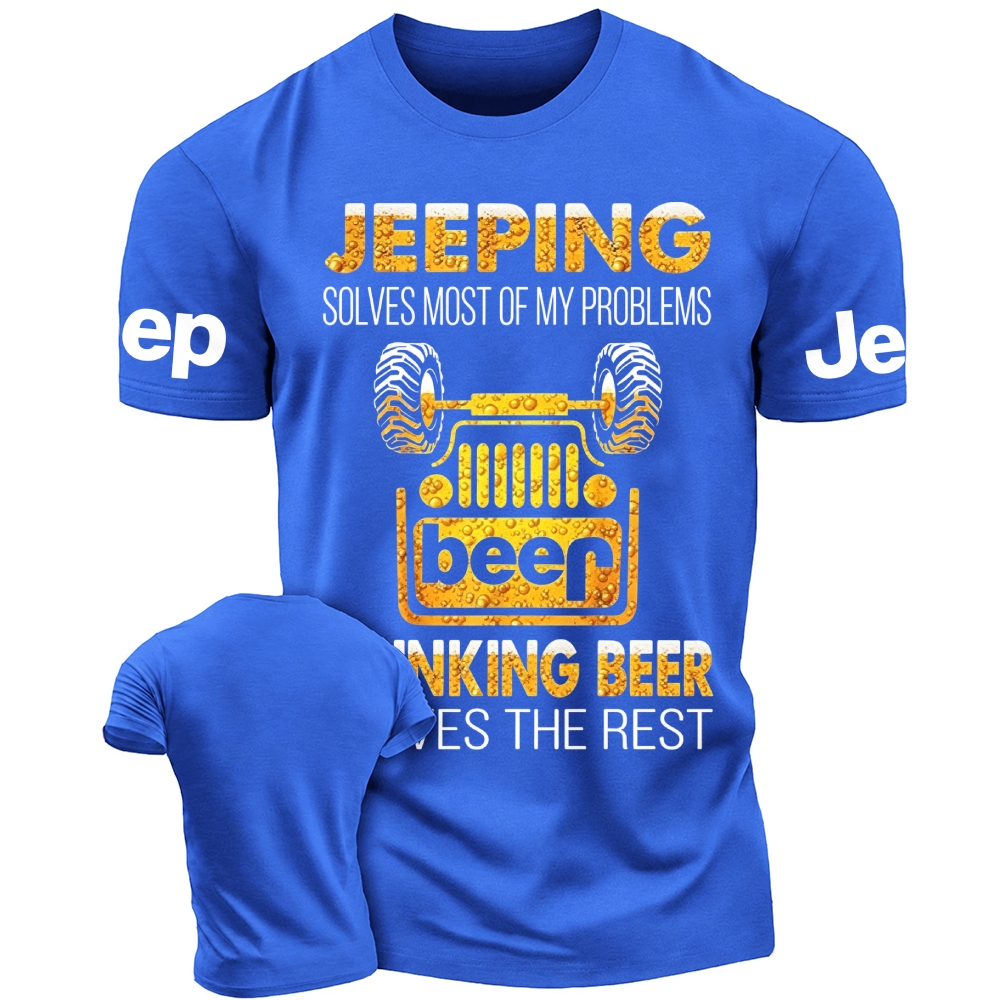 Drinking Beer Solves The Rest Jp Unisex T-shirt