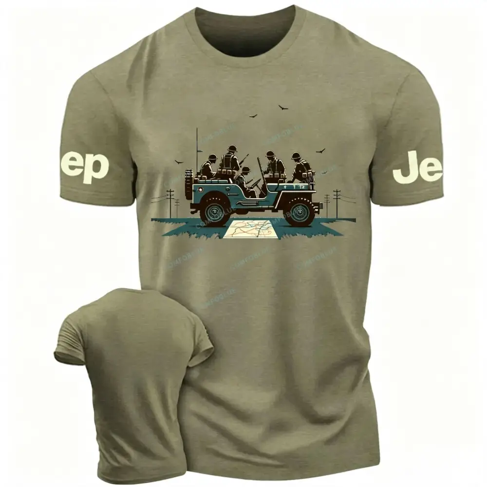 Retro Military Soldiers Jp Unisex T-shirt