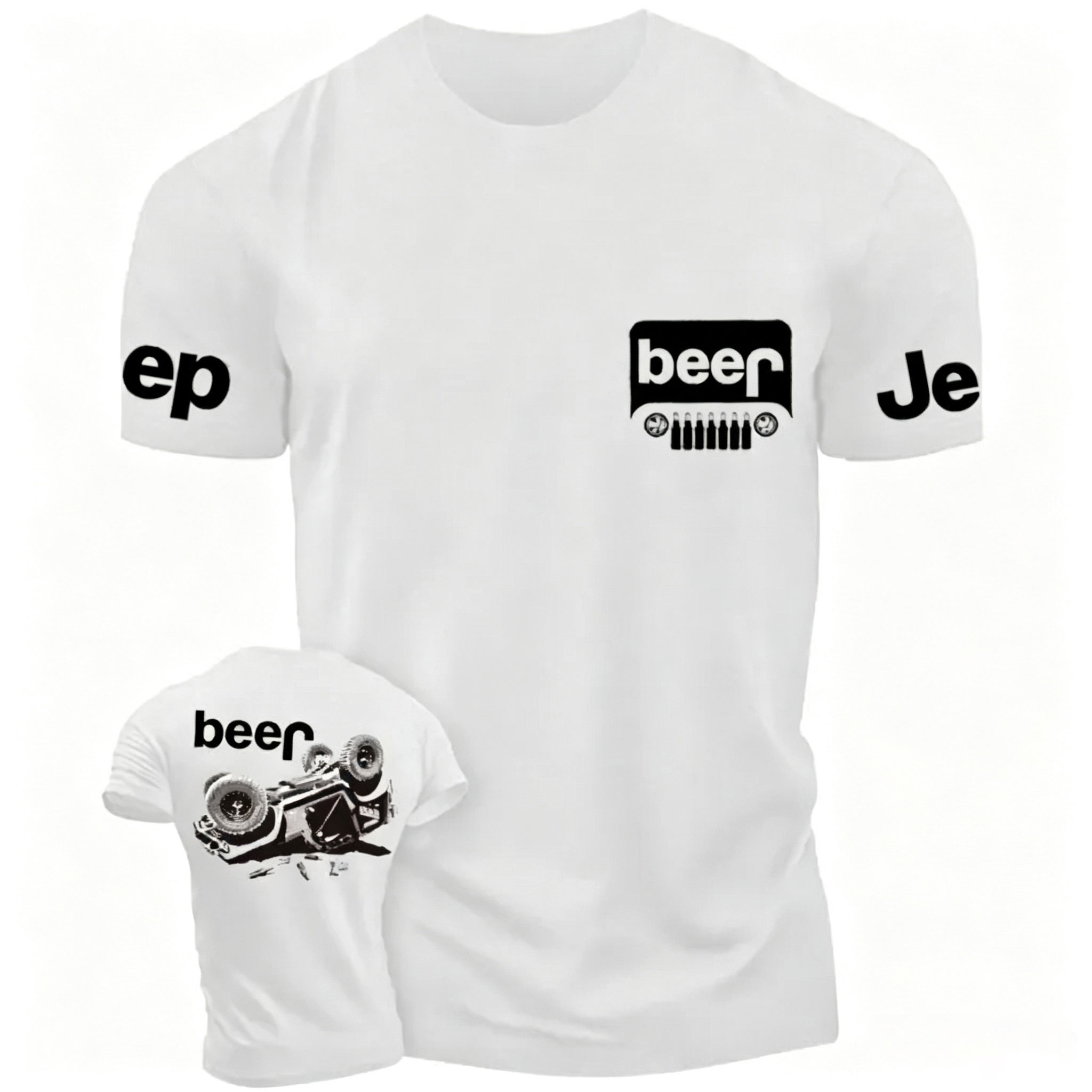 Funny Beer Overturn Jp Offroad Unisex T-shirt