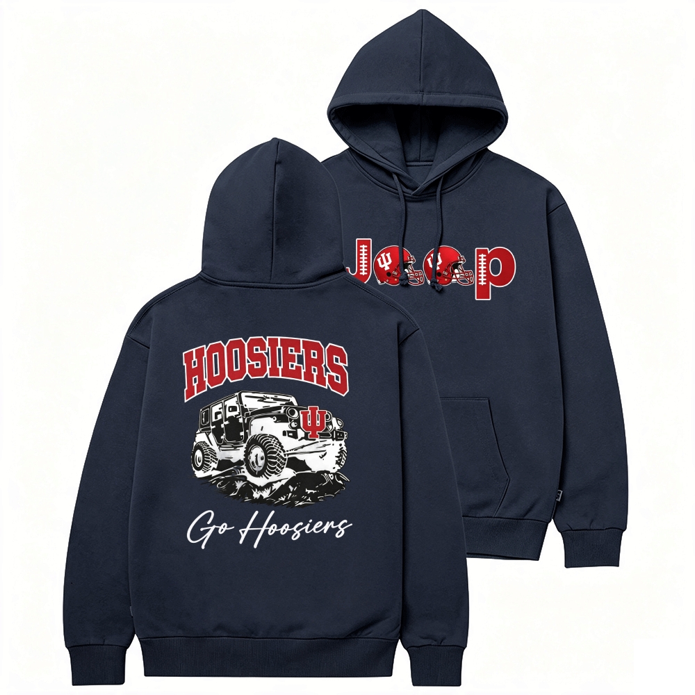 Indiana Hoosiers x Jp fans Cotton Hoodie