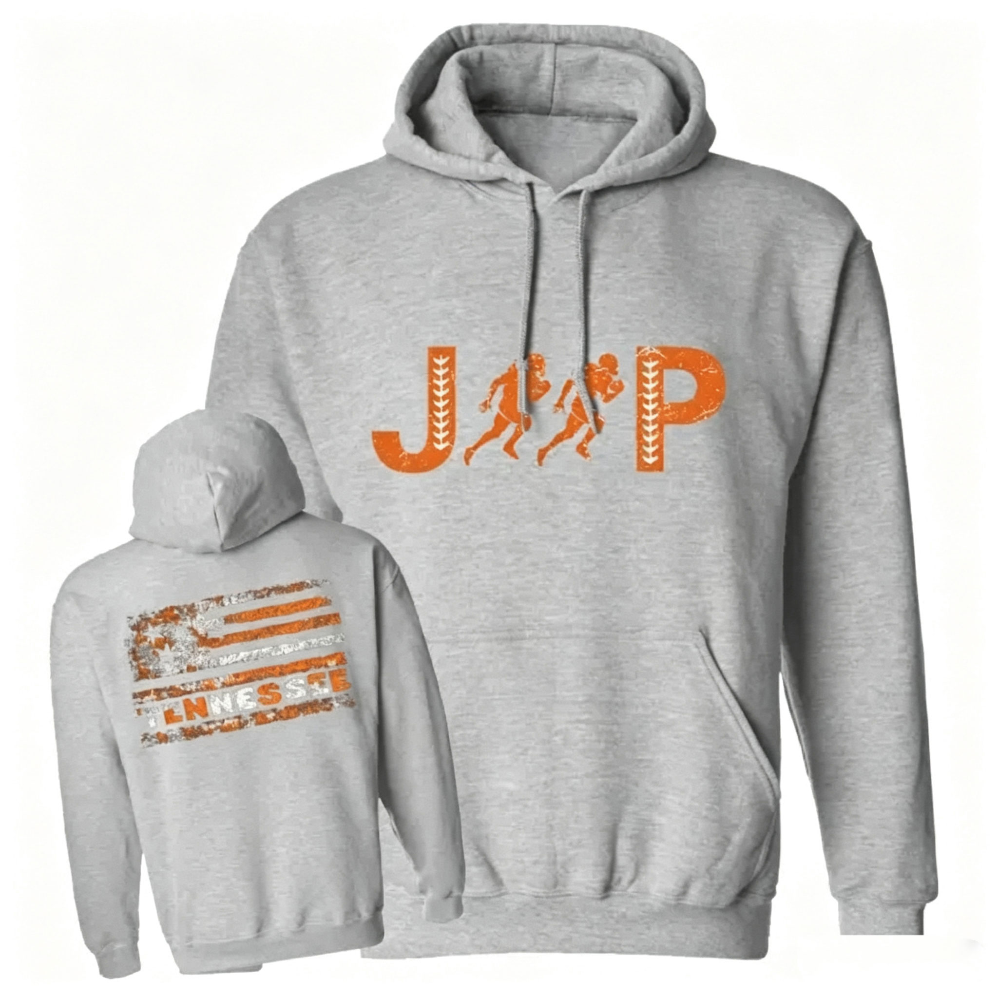Tennessee Flag Baseball Jp Unisex Casual Hoodie