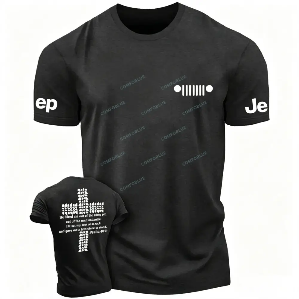 Religion Cross Jesus Bible Wheelmarks Psalm Jp Unisex T-shirt
