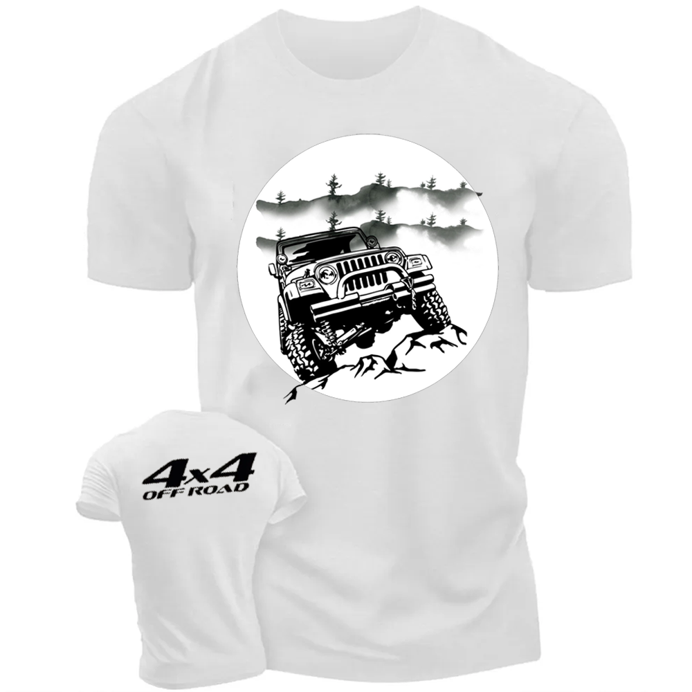 4X4 Offroad Adventure Ink Wash Painting Unisex T-shirt