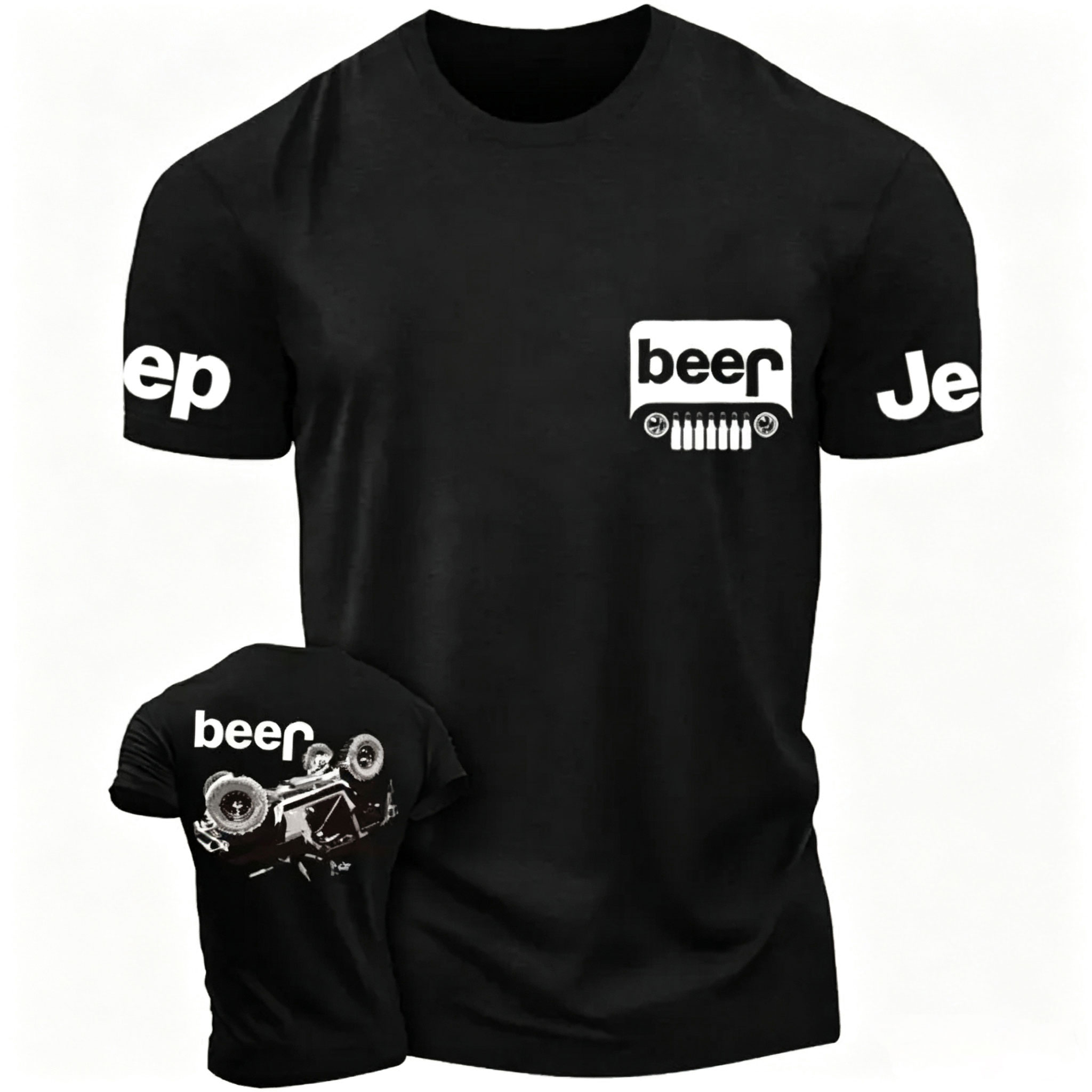 Funny Beer Overturn Jp Offroad Unisex T-shirt