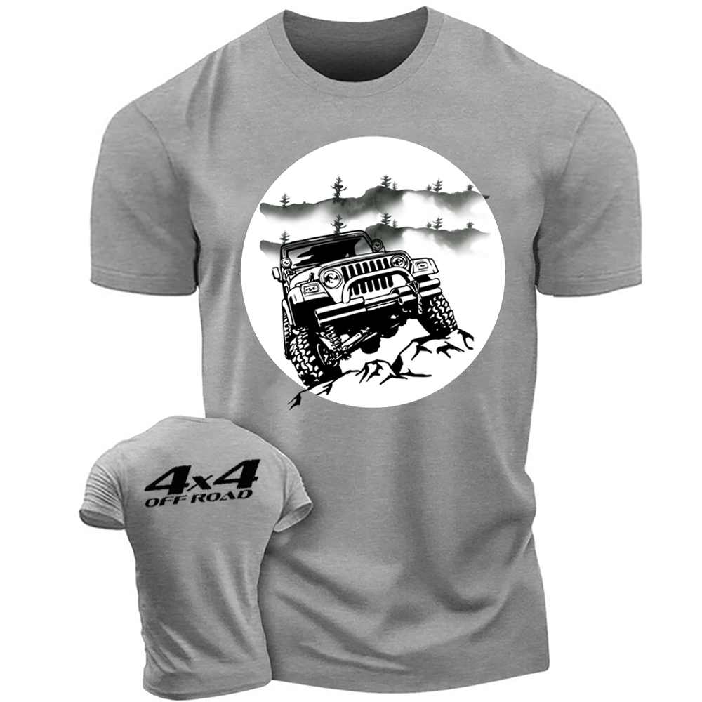 4X4 Offroad Adventure Ink Wash Painting Unisex T-shirt