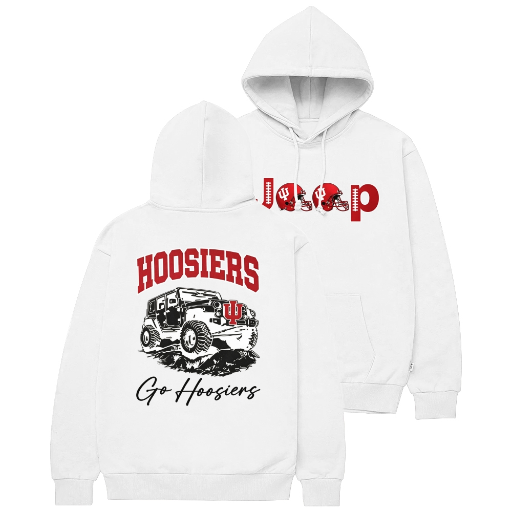 Indiana Hoosiers x Jp fans Cotton Hoodie