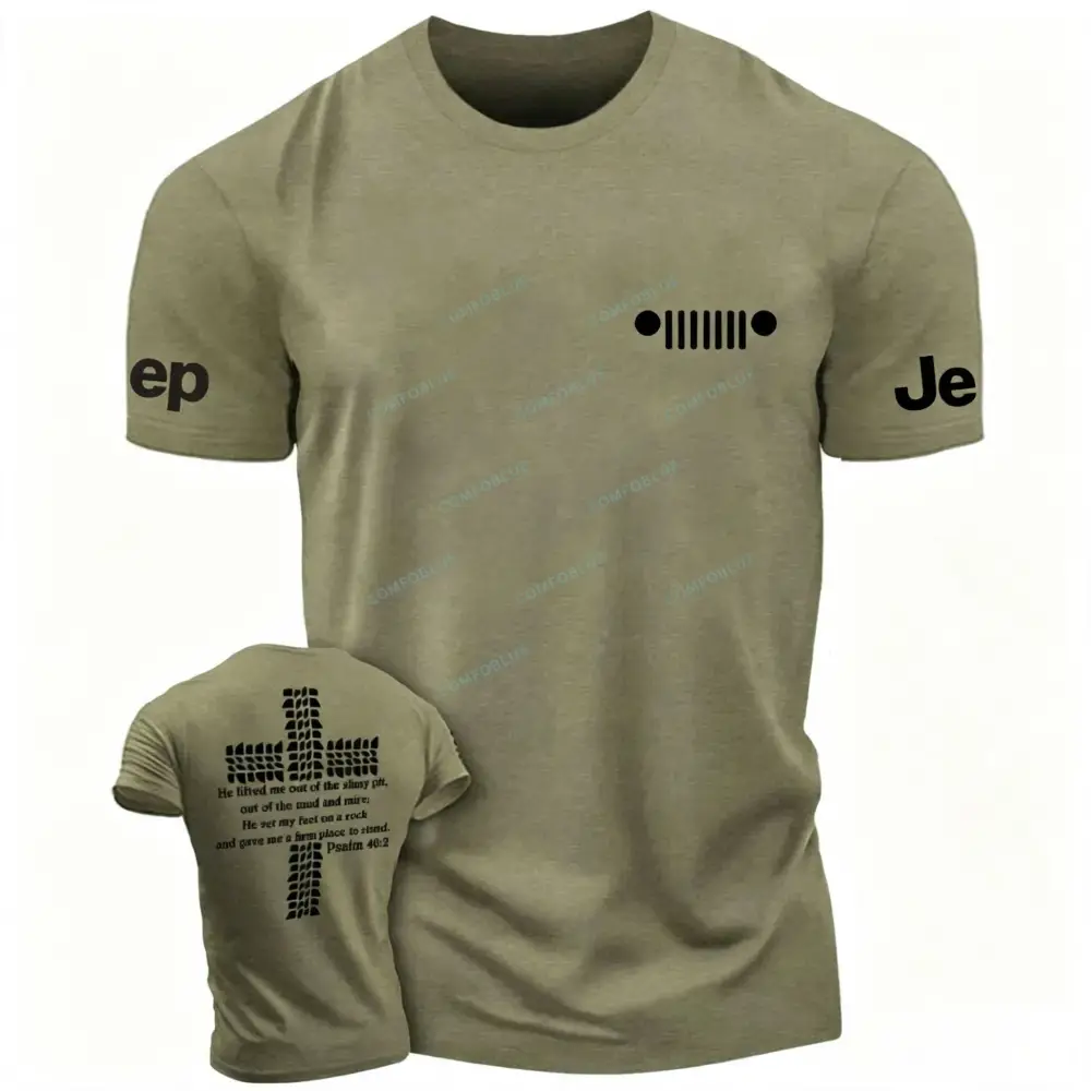 Religion Cross Jesus Bible Wheelmarks Psalm Jp Unisex T-shirt