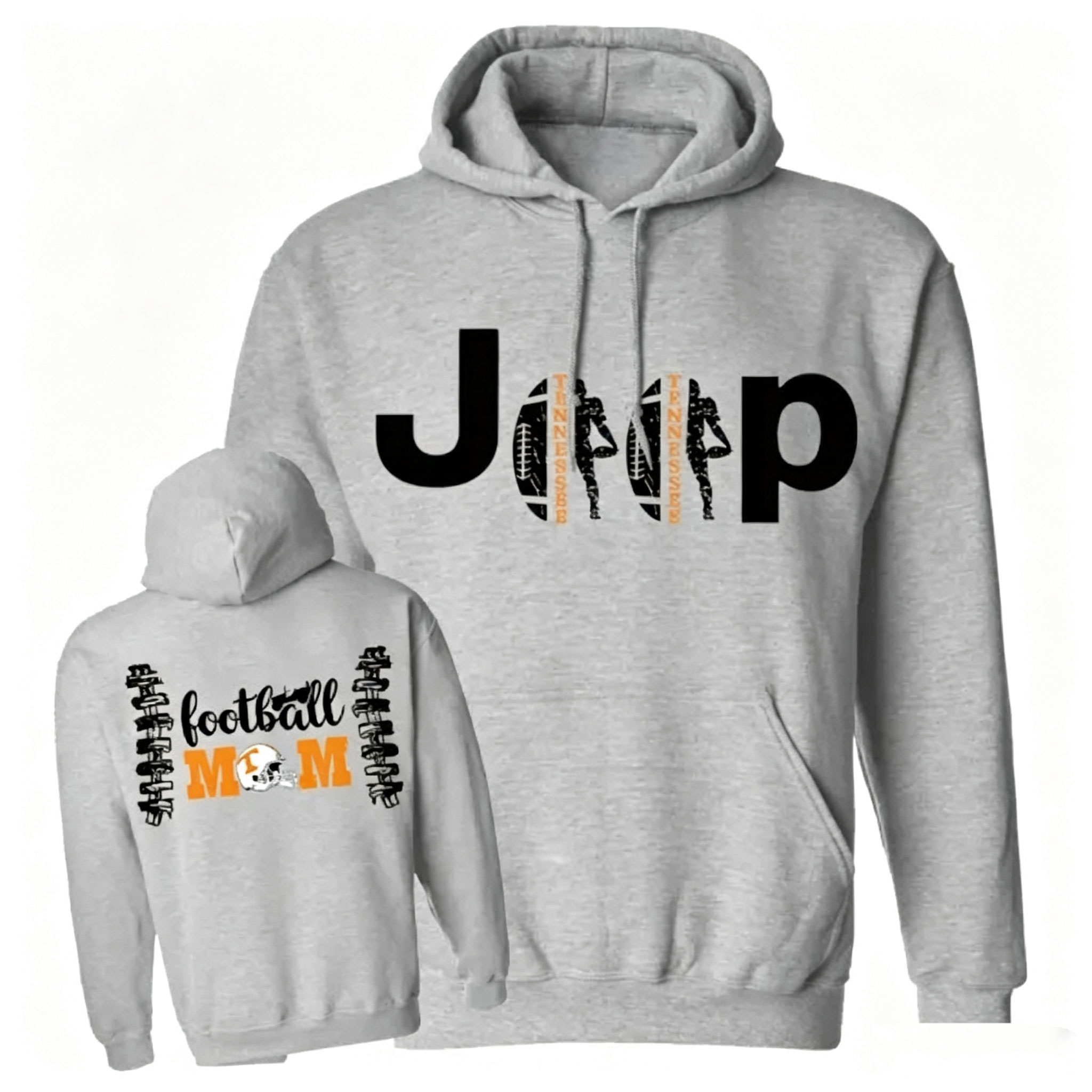 Tennessee Football Jp Mom Unisex Casual Hoodie
