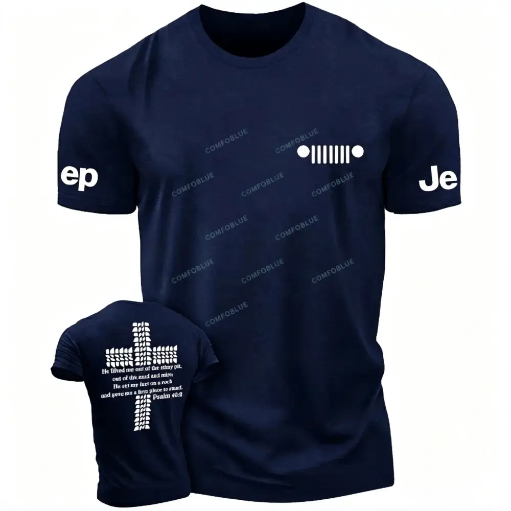 Religion Cross Jesus Bible Wheelmarks Psalm Jp Unisex T-shirt