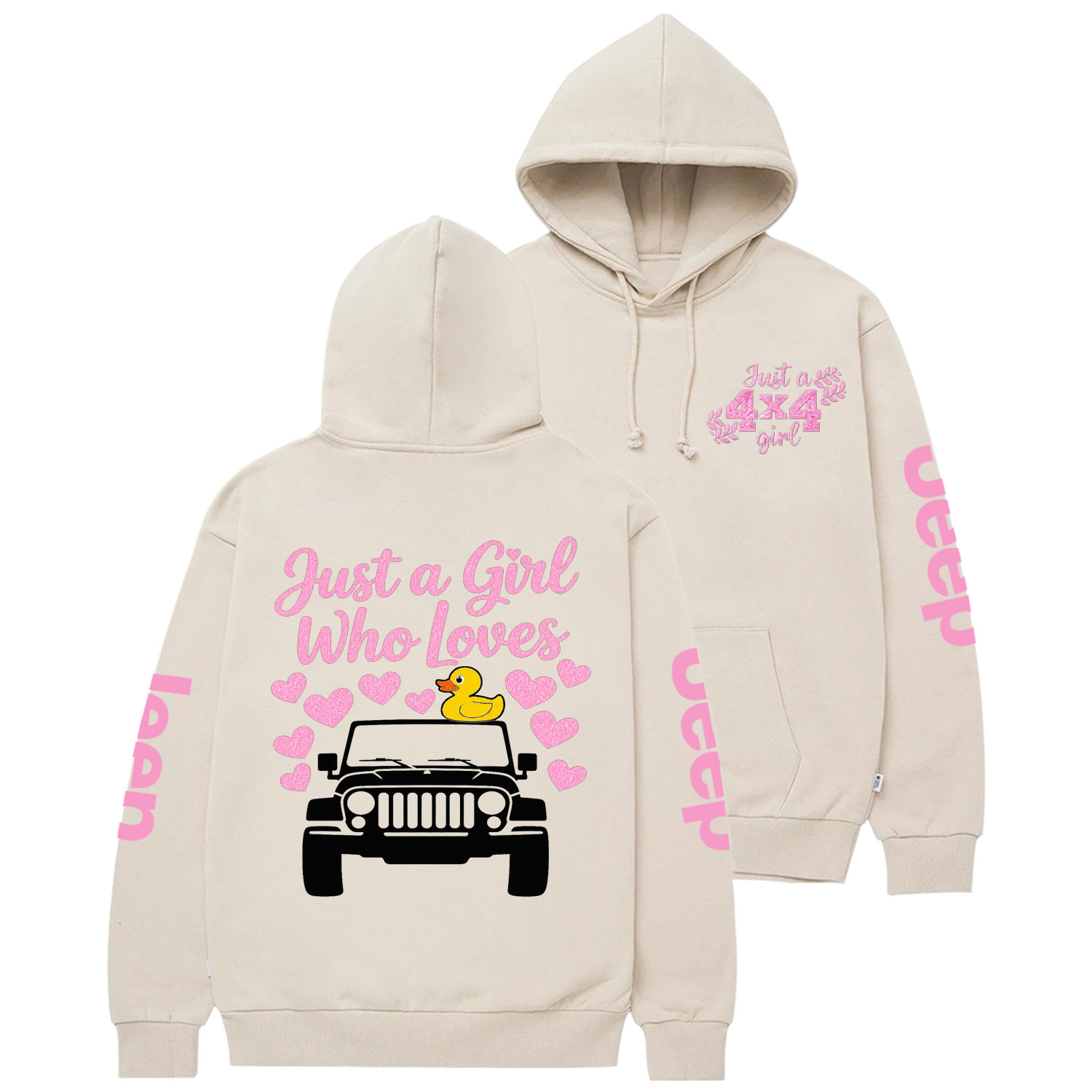 Just A Girl Who Loves  Cotton Hoodie
