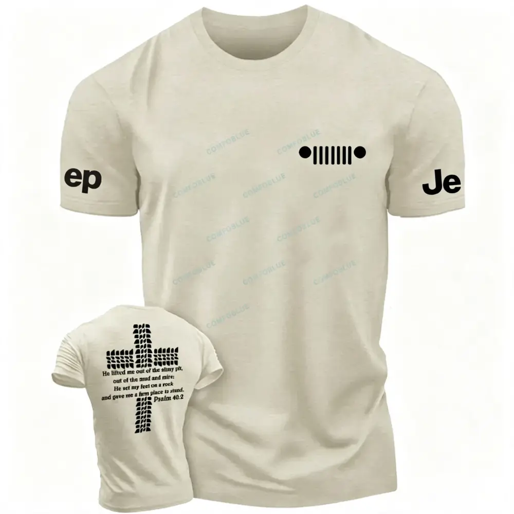 Religion Cross Jesus Bible Wheelmarks Psalm Jp Unisex T-shirt