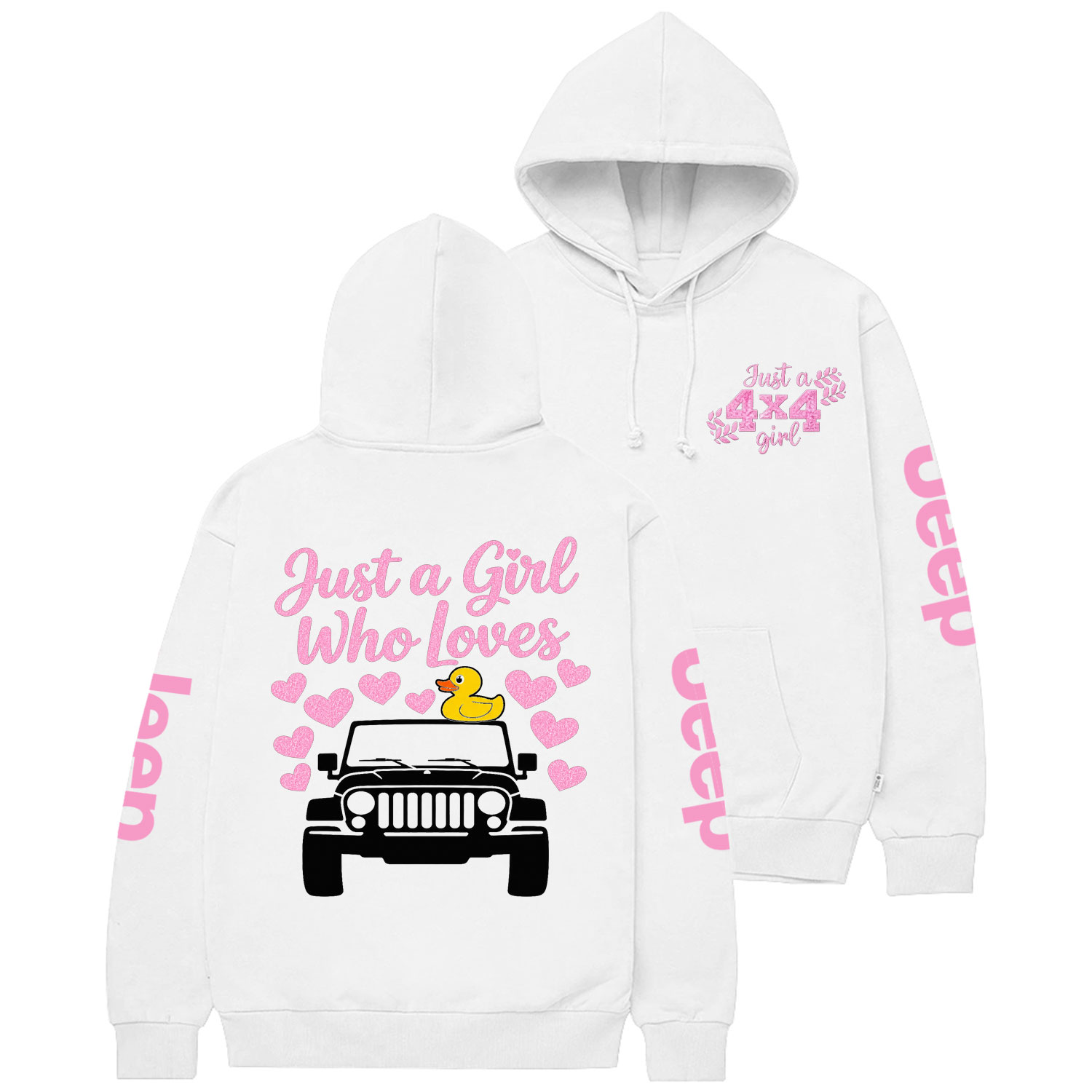 Just A Girl Who Loves  Cotton Hoodie