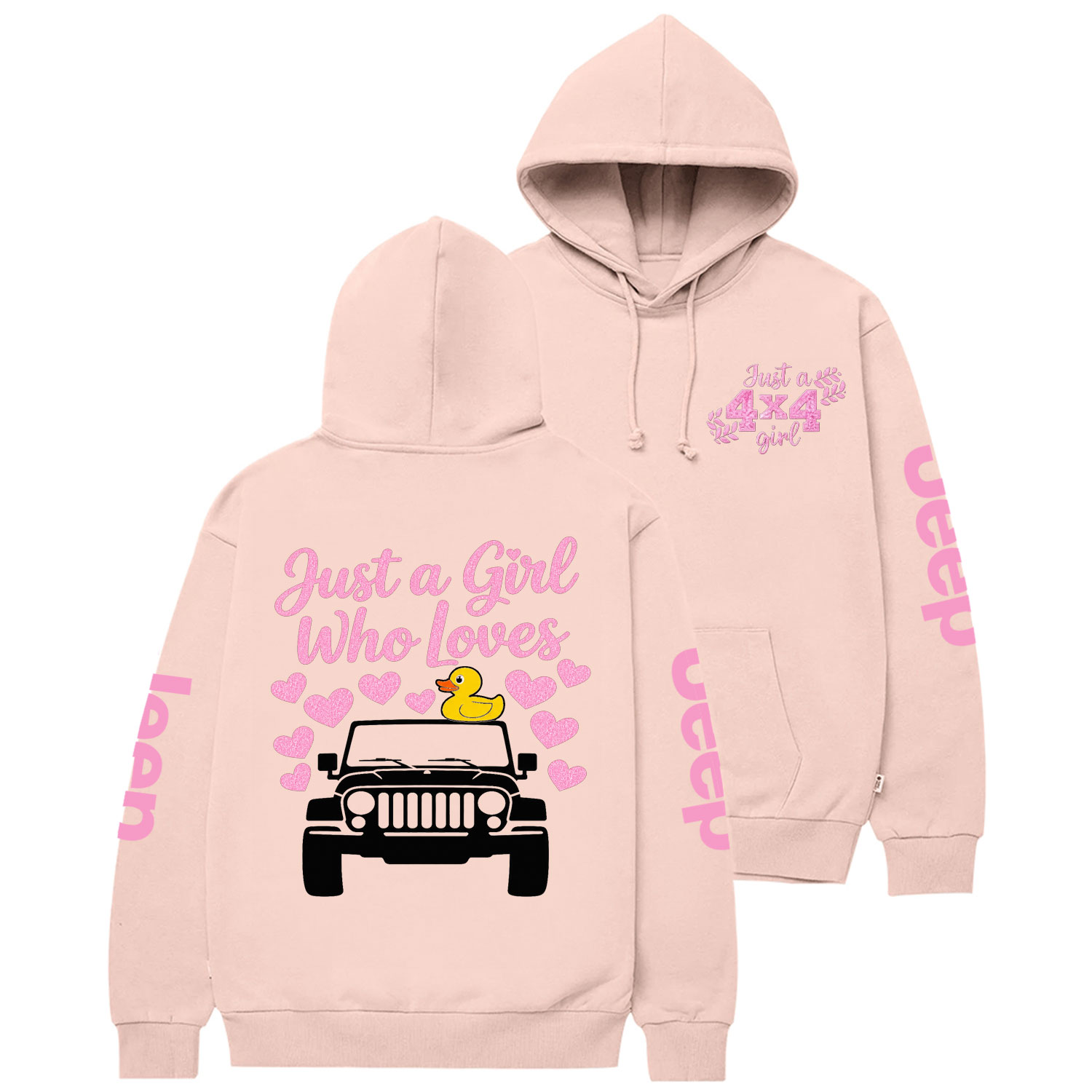 Just A Girl Who Loves  Cotton Hoodie