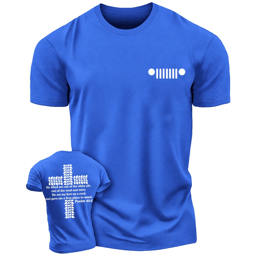 Religion Cross Jesus Bible Wheelmarks Psalm Jp Unisex T-shirt