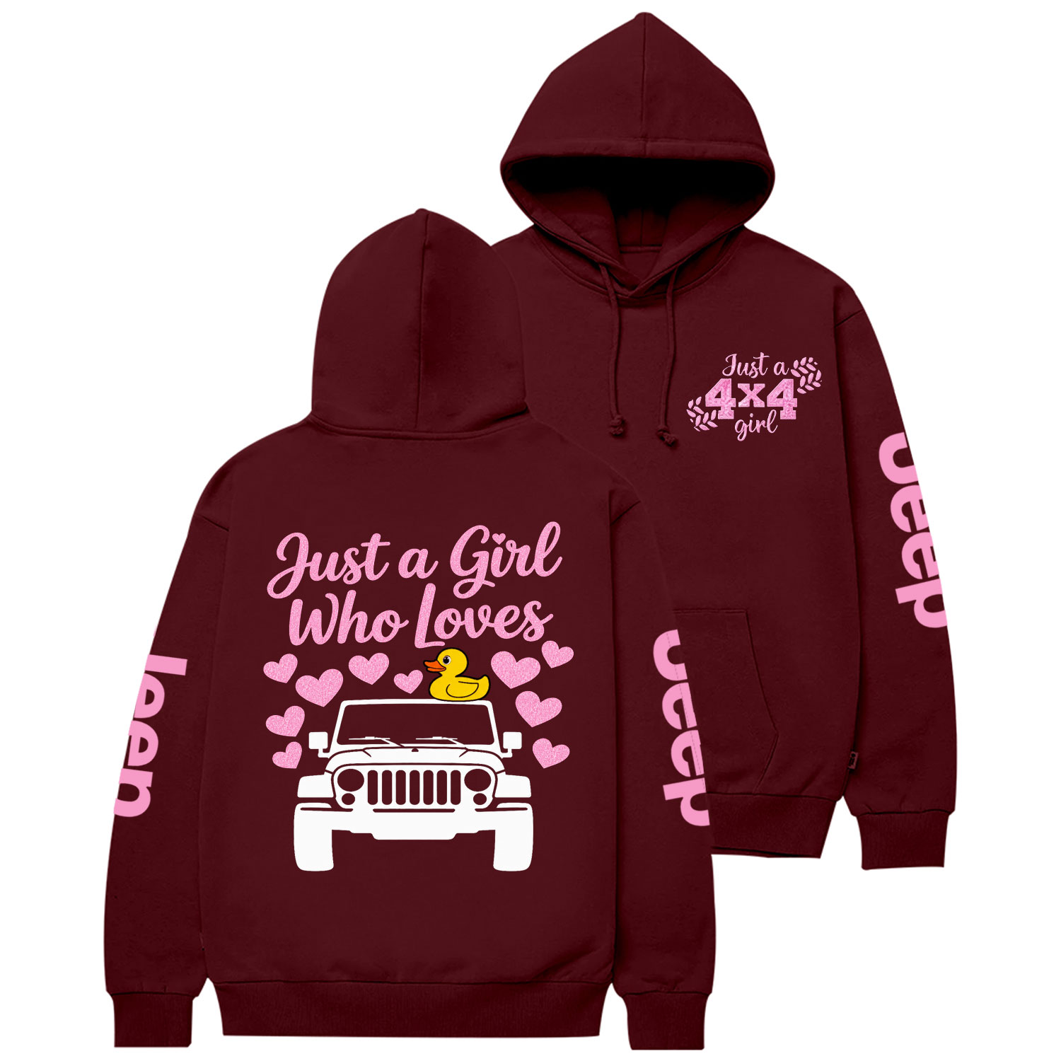 Just A Girl Who Loves  Cotton Hoodie