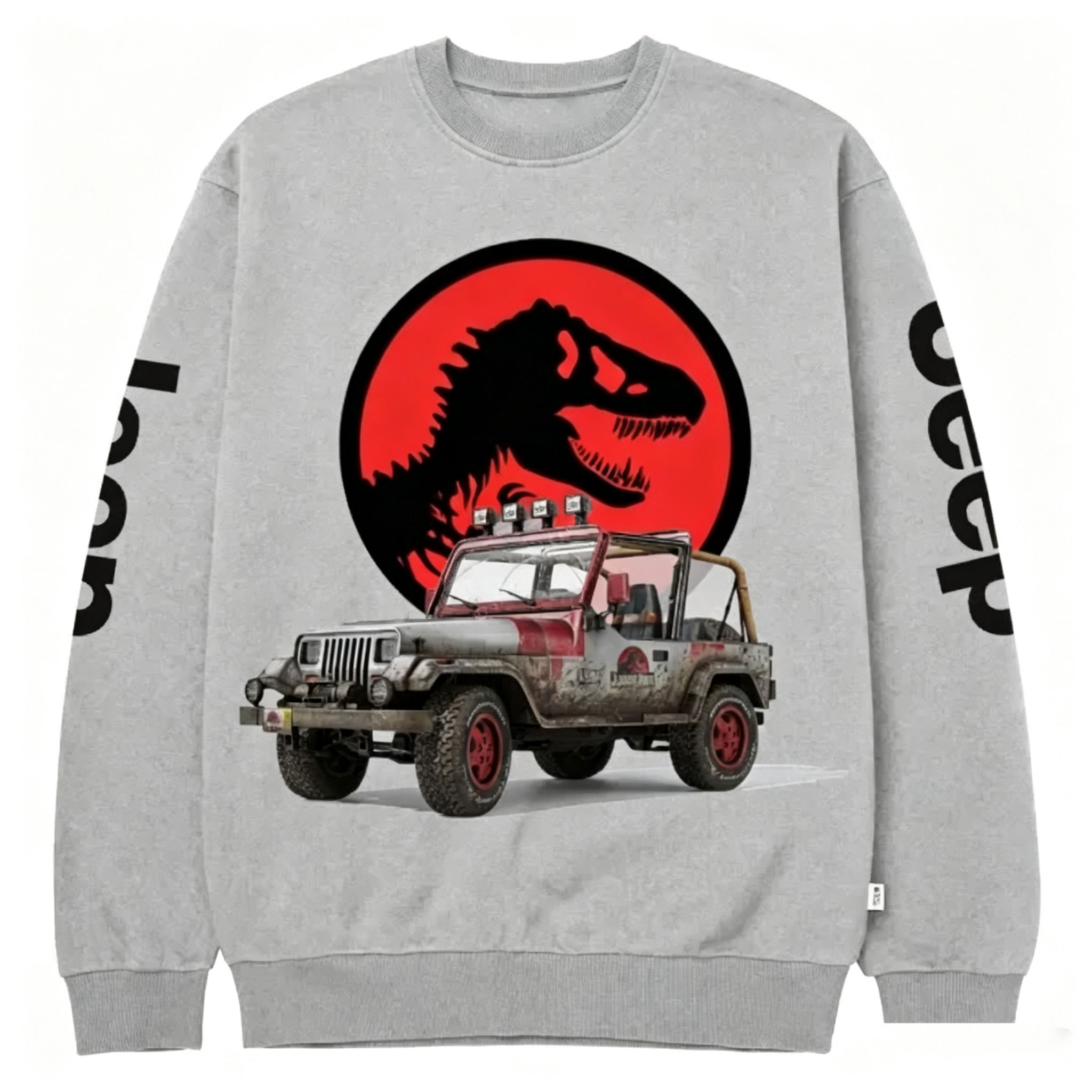 Dinosaur Jp with Red Horror Rex Unisex Sweatshirt