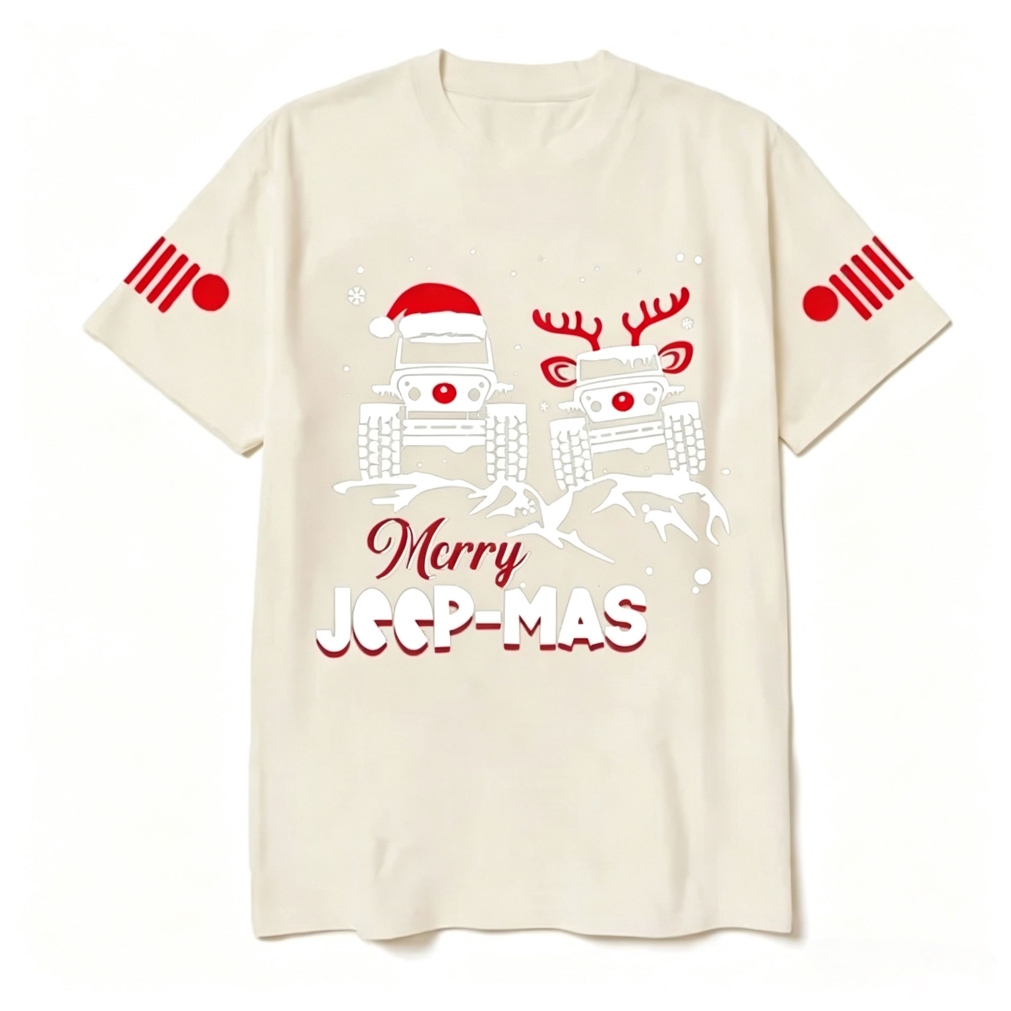 Santa Deer Jp Merry Christmas Unisex T-shirt 