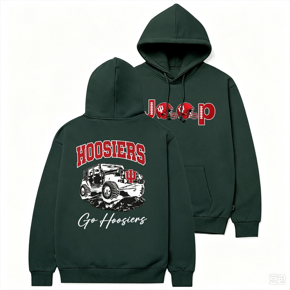 Indiana Hoosiers x Jp fans Cotton Hoodie
