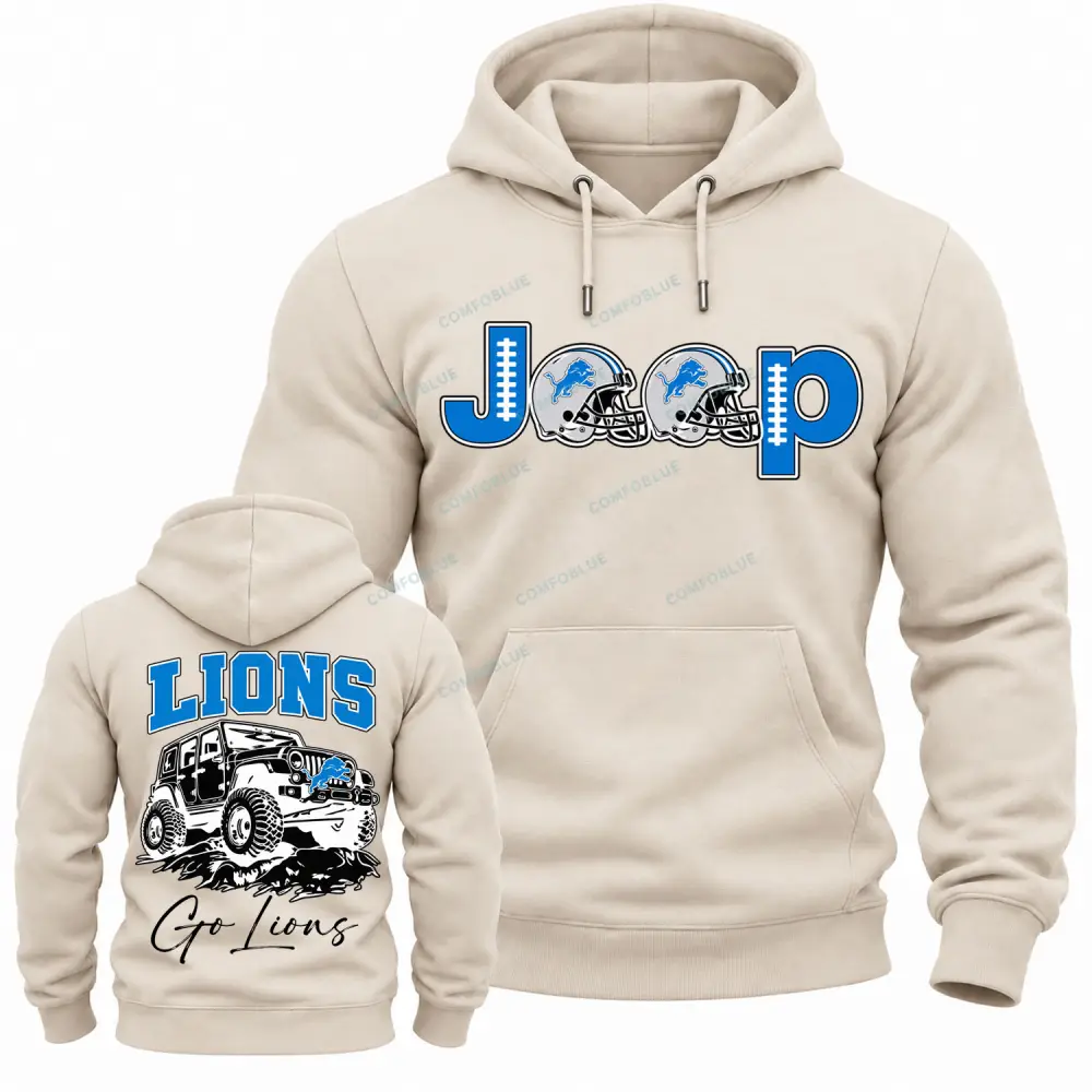Detroit Lions x Jp Fans Cotton Hoodie