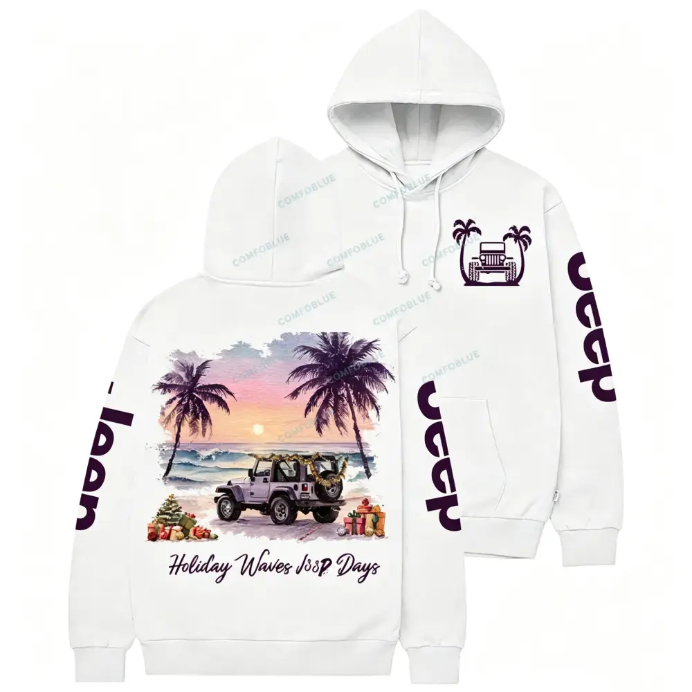 Holiday Waves Car Days Jp Casual Hoodie