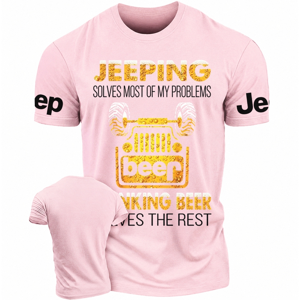 Drinking Beer Solves The Rest Jp Unisex T-shirt