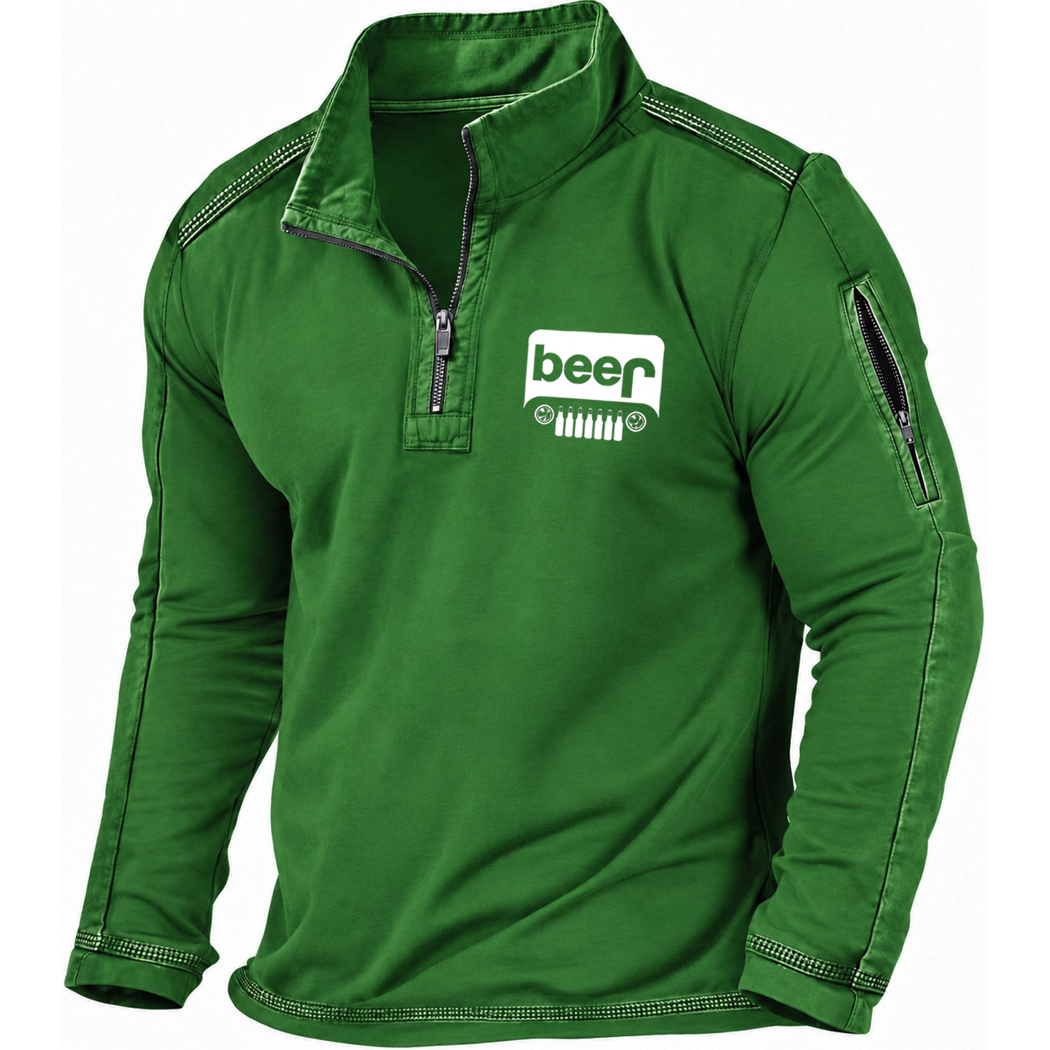 Funny Beer Overturn Jp Offroad Men Polo