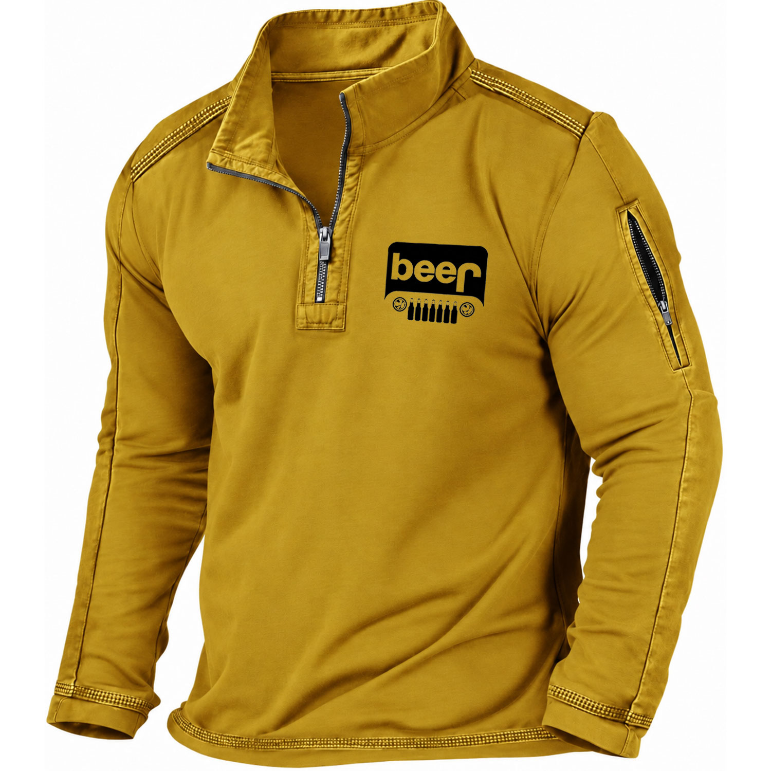 Funny Beer Overturn Jp Offroad Men Polo