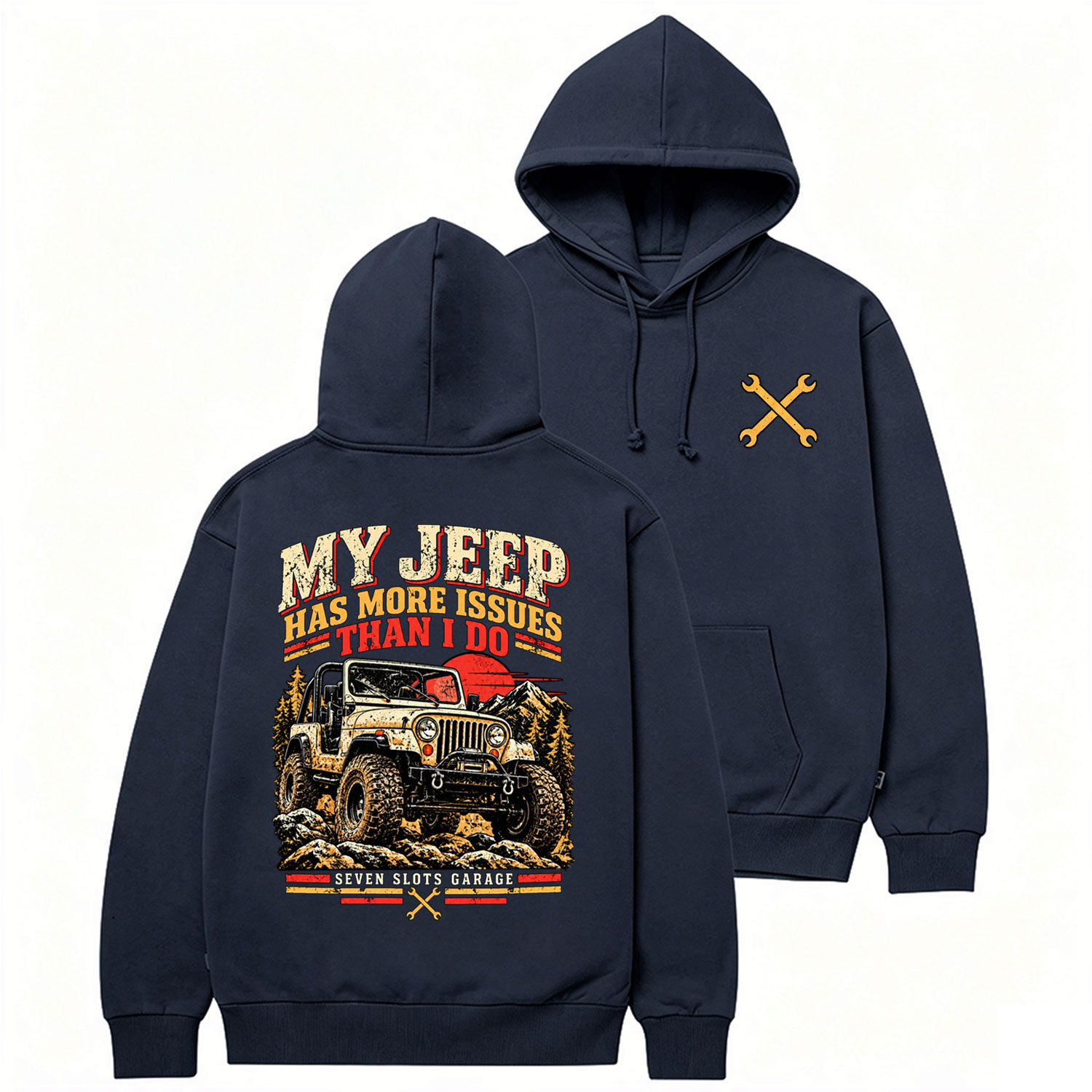 My Jp Has More Issues Than I Do Cotton Hoodie