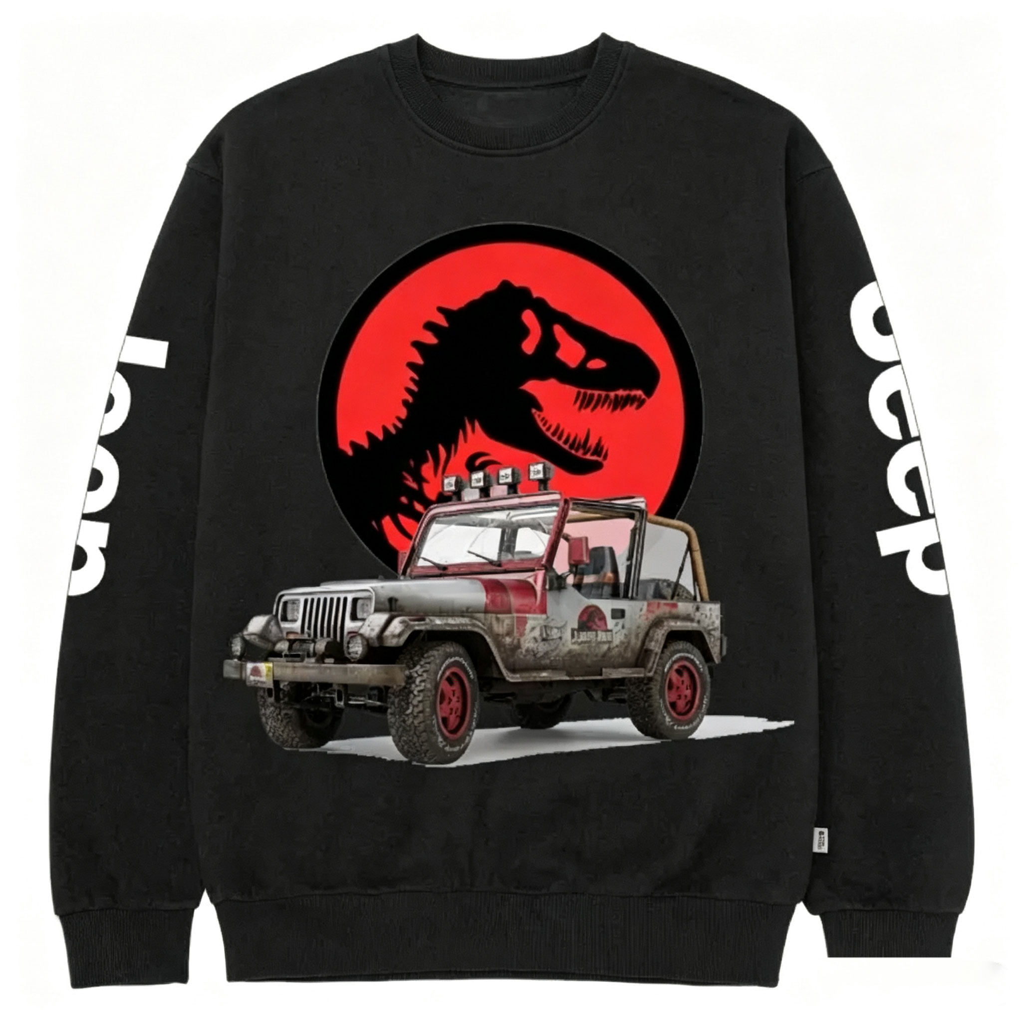 Dinosaur Jp with Red Horror Rex Unisex Sweatshirt