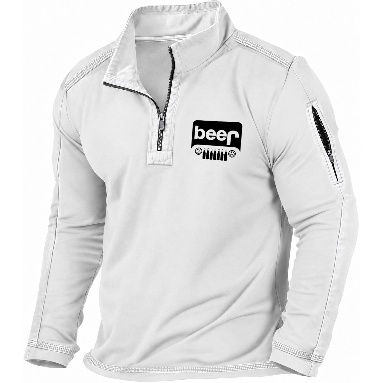 Funny Beer Overturn Jp Offroad Men Polo