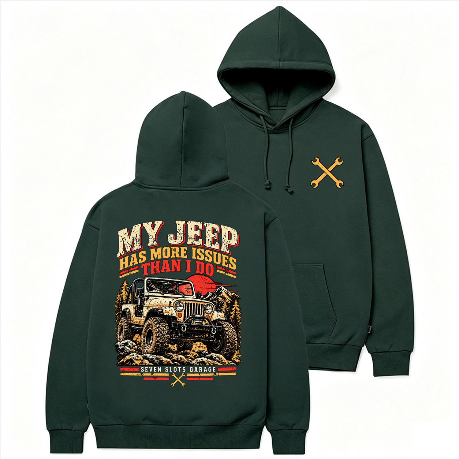 My Jp Has More Issues Than I Do Cotton Hoodie