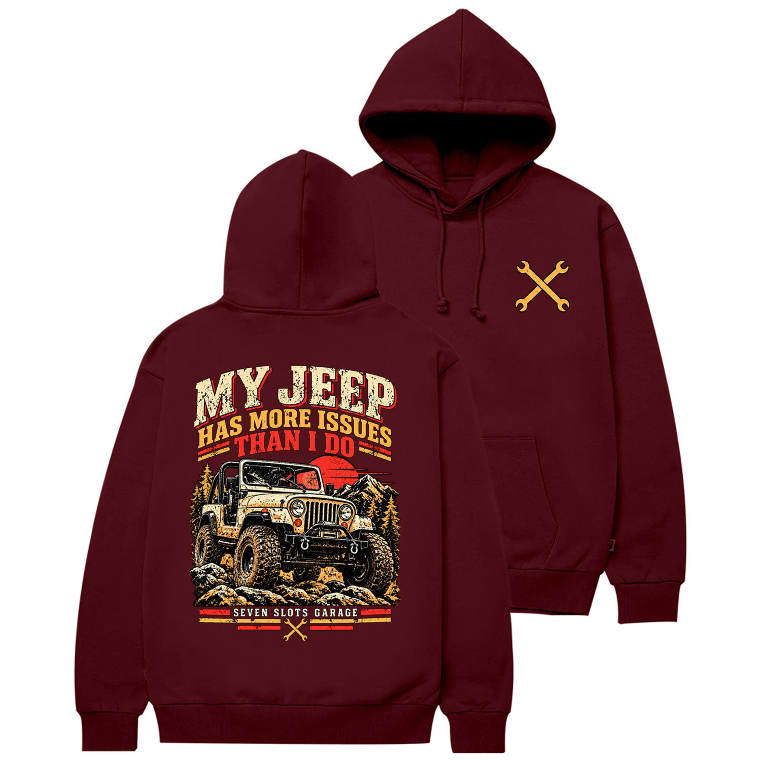 My Jp Has More Issues Than I Do Cotton Hoodie