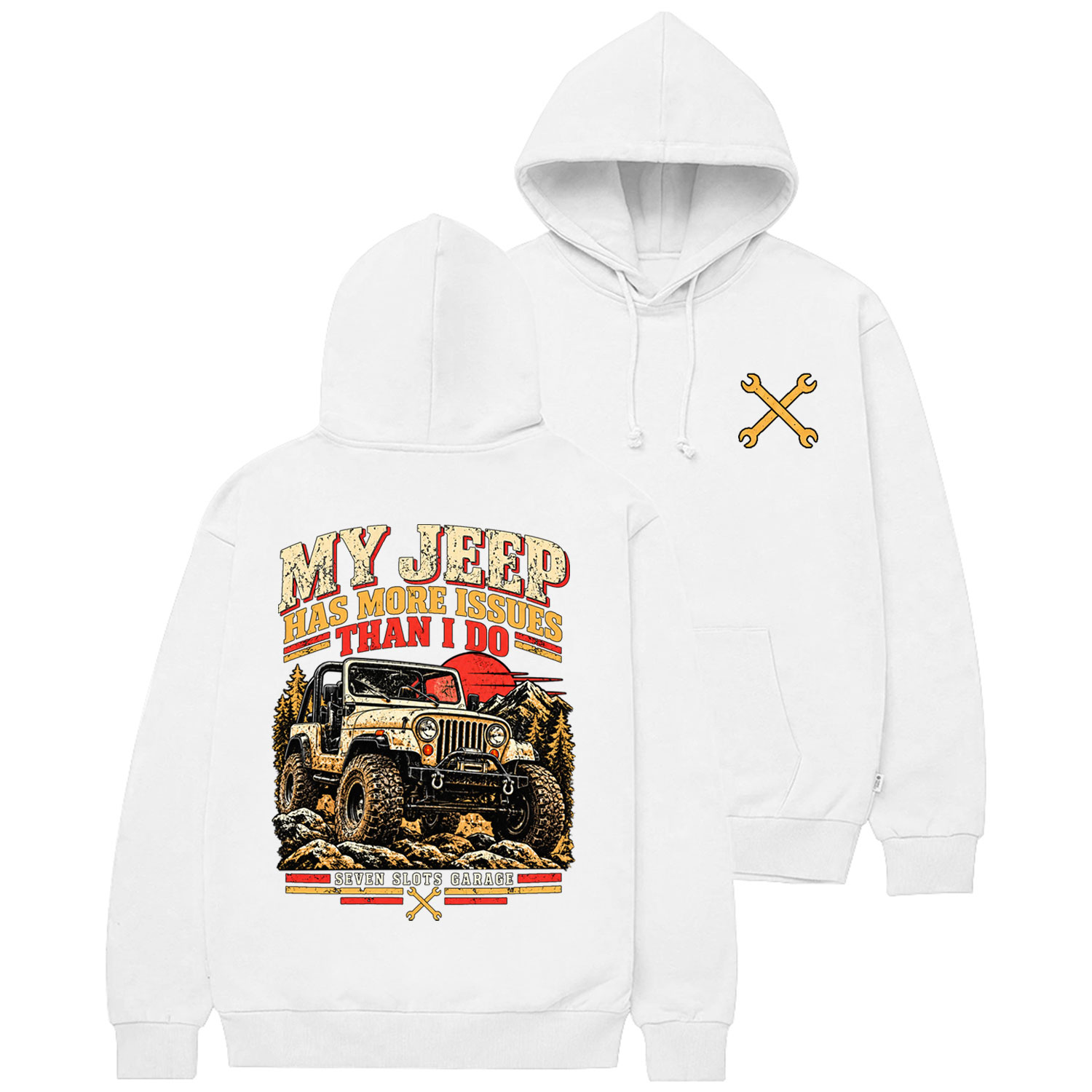 My Jp Has More Issues Than I Do Cotton Hoodie