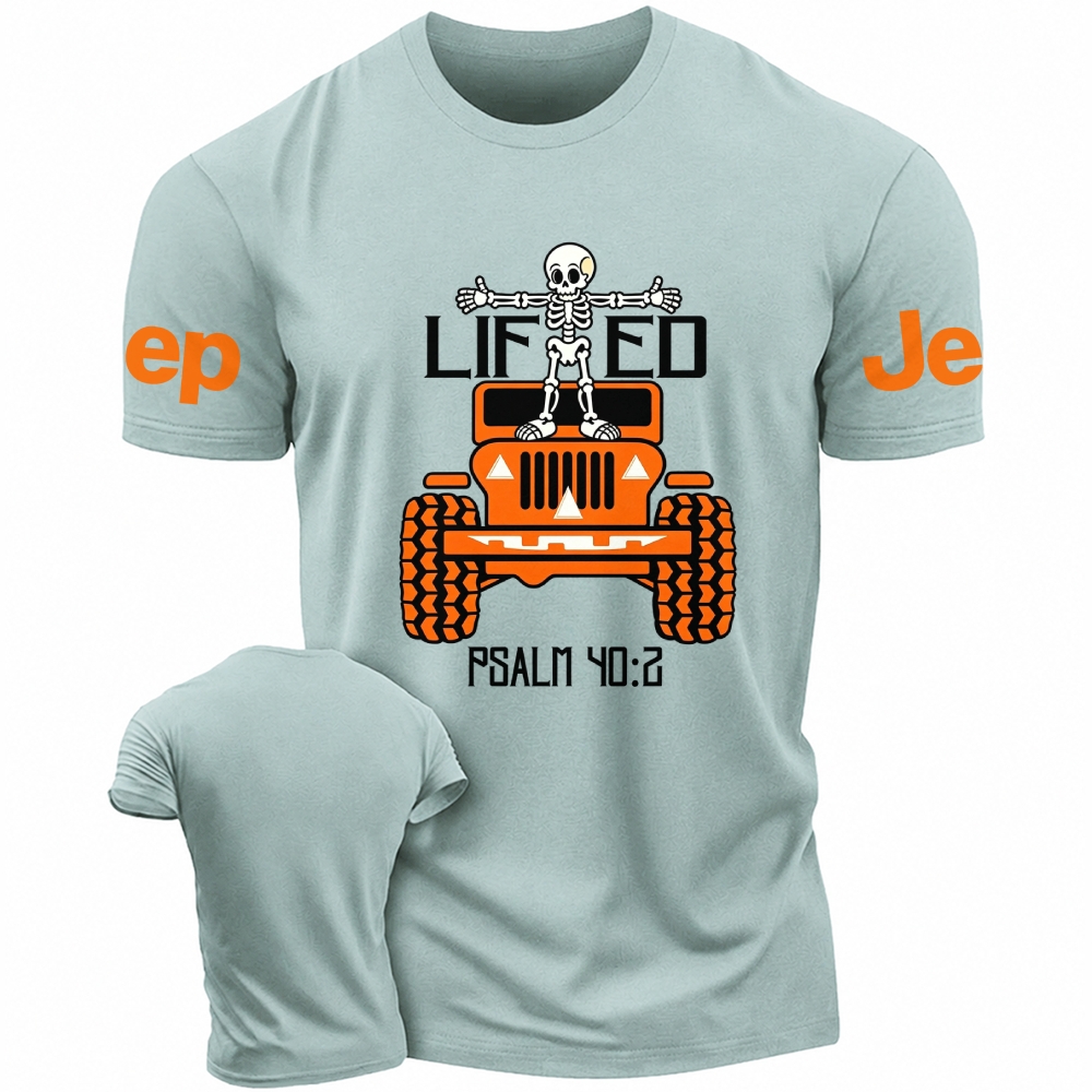 ''Lifted'' Skeletons Dancing on Jps Halloween Bible Vibes Unisex T-shirt