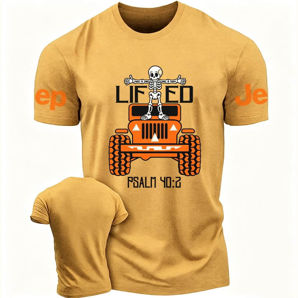 ''Lifted'' Skeletons Dancing on Jps Halloween Bible Vibes Unisex T-shirt