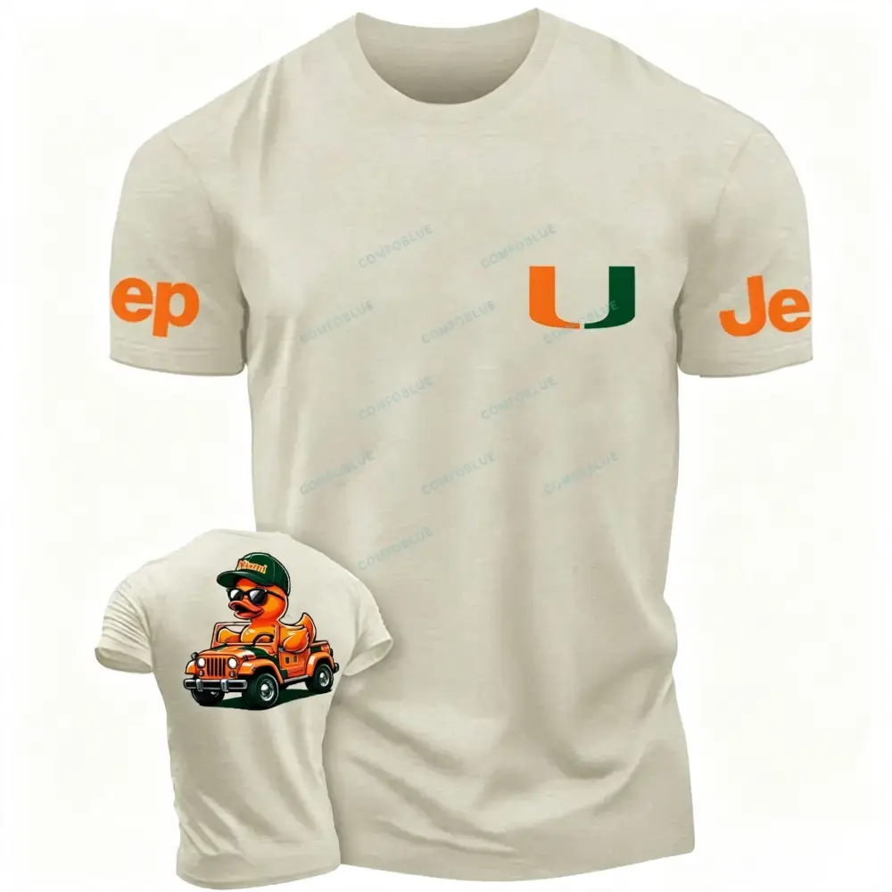 University of Miami Duck Jp Unisex T-shirt