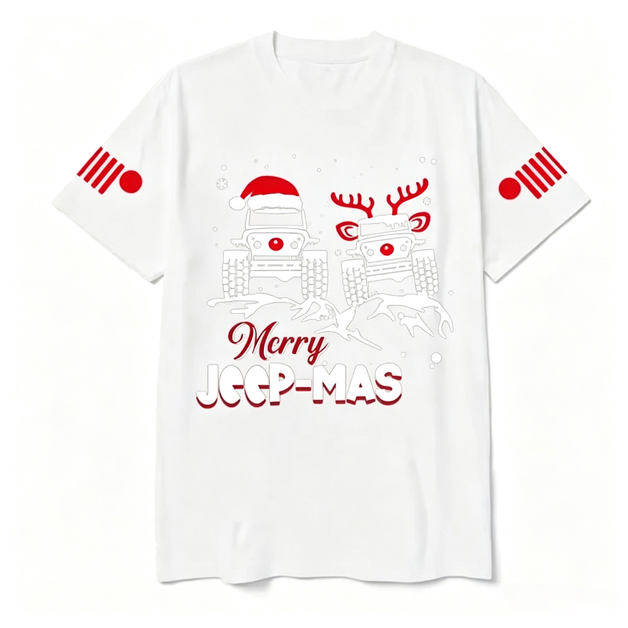 Santa Deer Jp Merry Christmas Unisex T-shirt 