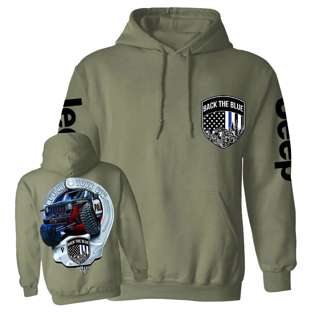We've Got Your Six, Police Back the Blue Hoodie