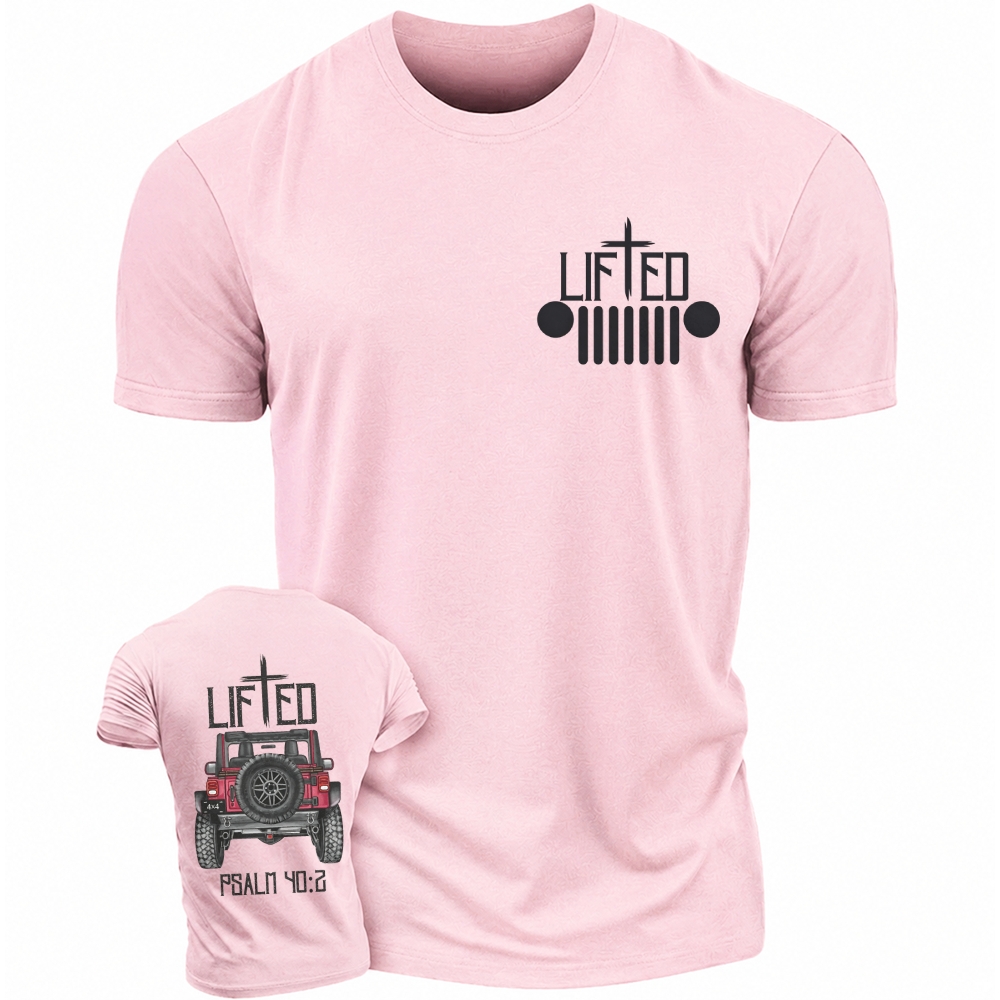 Christian "Lifted" Jp Truck Bible Verse Jp Unisex T-shirt
