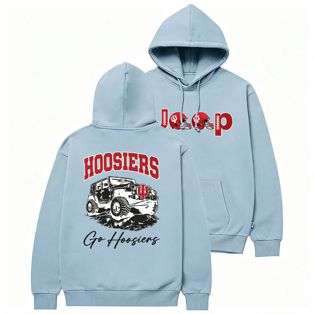 Indiana Hoosiers x Jp fans Cotton Hoodie