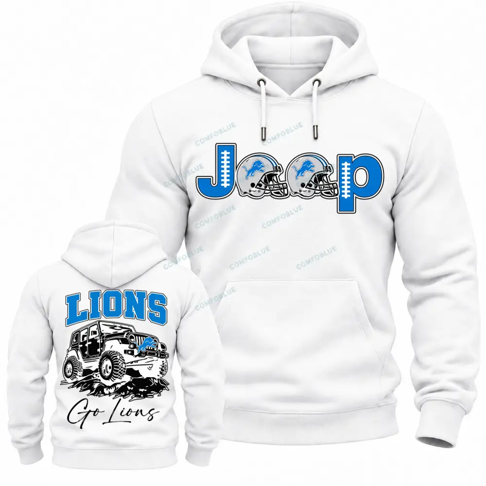 Detroit Lions x Jp Fans Cotton Hoodie