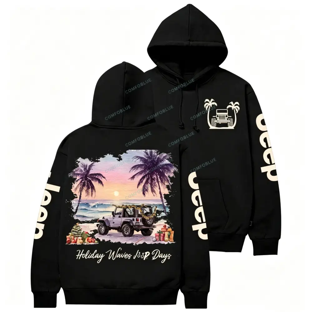 Holiday Waves Car Days Jp Casual Hoodie
