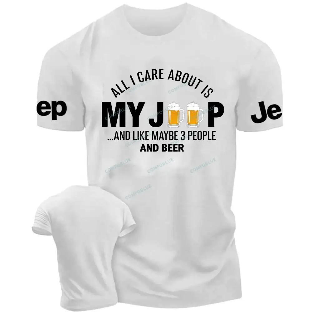 All I Care About Is My Jp, 3 Peo Alternative Cotton T-shirt