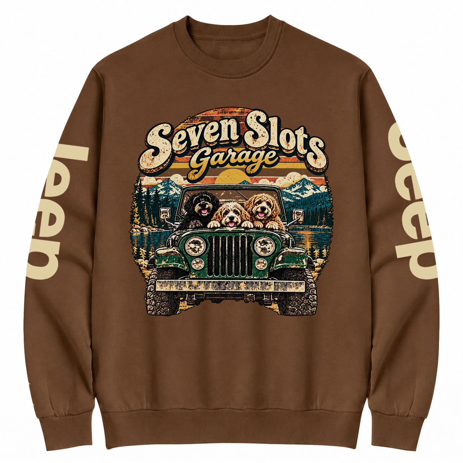 Seven Slots Garage Cotton Sweatshirt