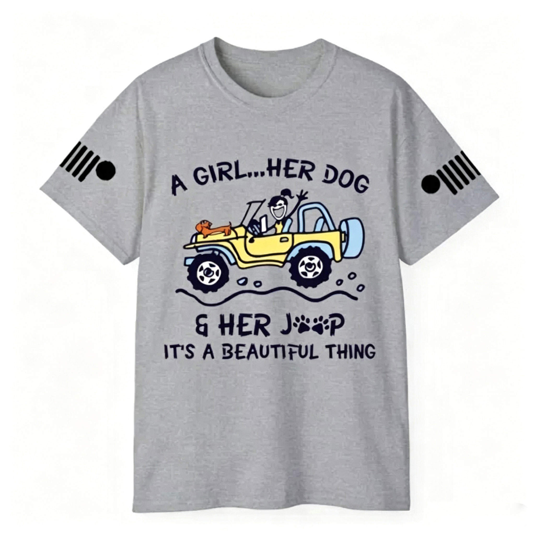 A Girl Her Dog And Her Jp It’s A Beautiful Thing Unisex T-shirt 